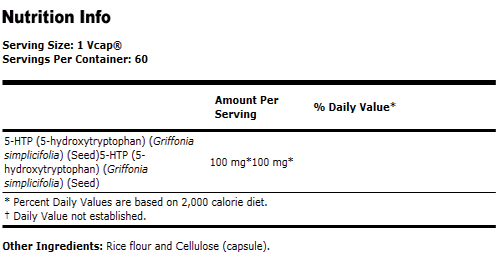5-HTP 100 mg