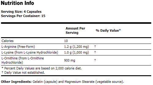 Tri-Amino Supplement - 60 Capsules, NOW Foods