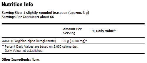 AAKG Pure Powder - 7 oz., NOW Foods