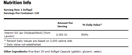 Vitamin D-3 Supplement