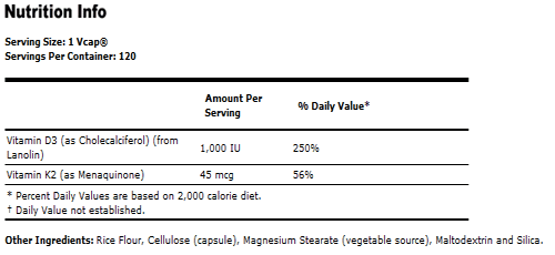 Vitamin D-3 & K-2