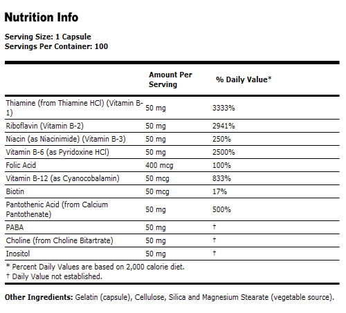 Vitamin B Complex Supplement