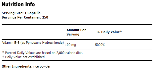 Vitamin B-6 100mg