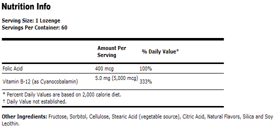 Vitamin B-12 5000mcg
