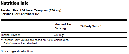 Inositol Powder Vegetarian