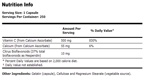 C-500 Calcium Ascorbate - C