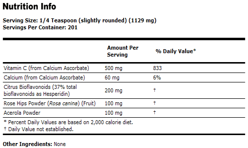 Vitamin C-Complex Powder