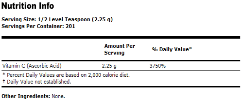Vitamin C Crystals - 1 lb., NOW Foods