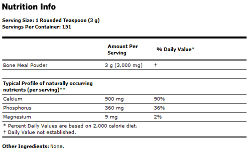 Bone Meal Powder