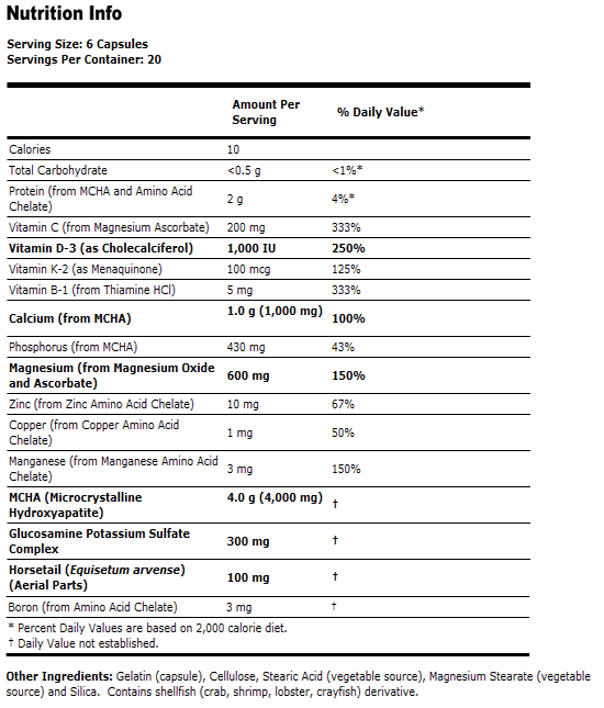 Bone Strength - 120 Capsules, NOW Foods