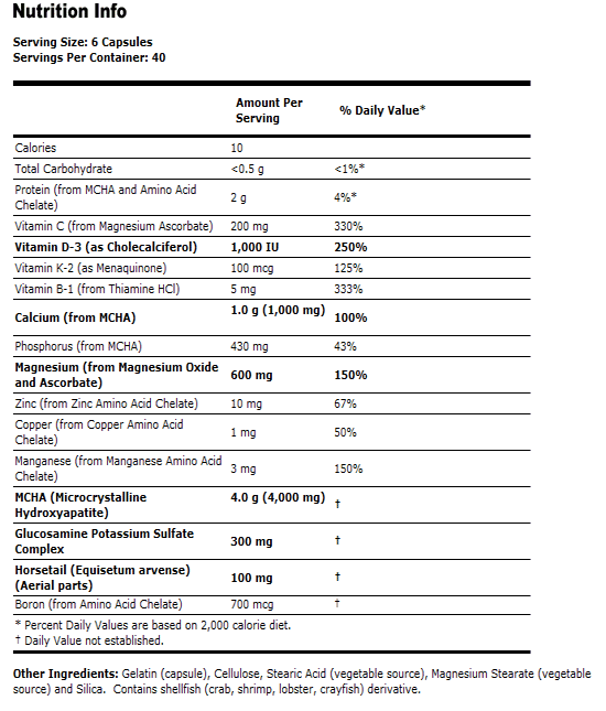 Bone Strength - 240 Capsules, NOW Foods