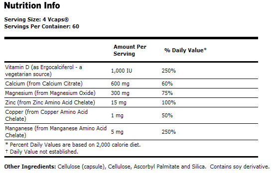 Calcium Citrate Capsules - 240 VCaps, NOW Foods