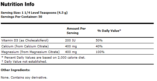 Calcium & Magnesium