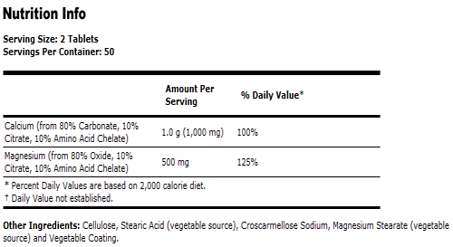 Calcium & Magnesium Supplement