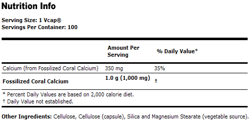 Coral Calcium 1,000 mg
