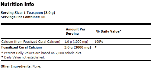 Coral Calcium Powder