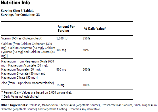 Magnesium & Calcium supplement