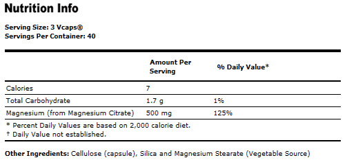 Magnesium Citrate Capsules