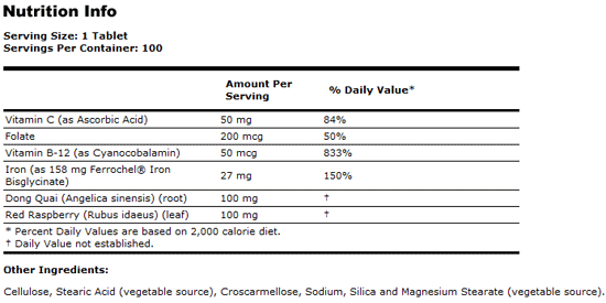 Iron Complex Vegetarian