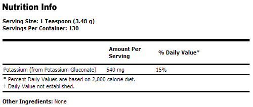 Potassium Gluconate Powder