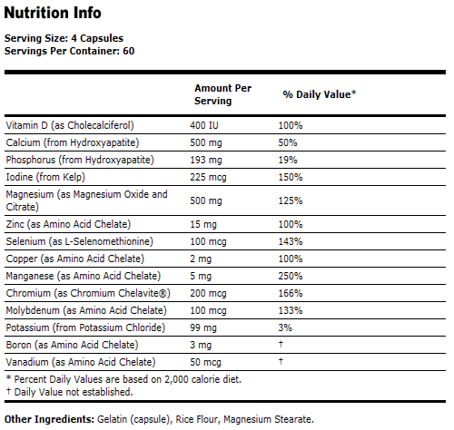Full Spectrum Mineral - 240 Capsules, NOW Foods