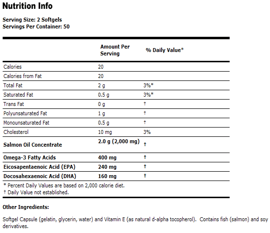 Salmon Oil 1000 mg