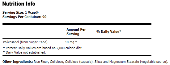 Policosanol 10 mg