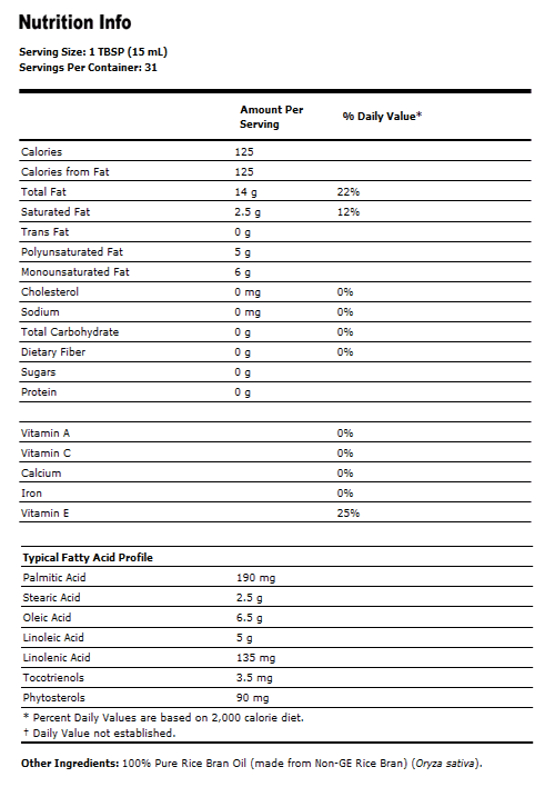 Rice Bran Oil