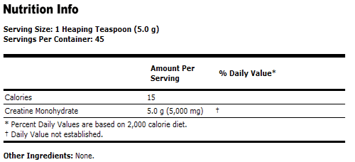Creatine Monohydrate Powder - 8 oz., NOW Foods