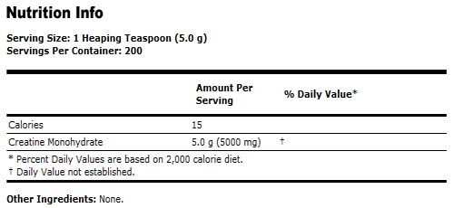 Creatine Monohydrate- 2.2 lbs., NOW Foods