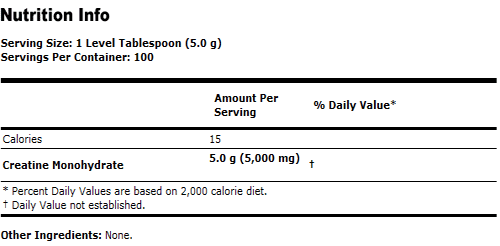Creatine Monohydrate - 1.1 lbs., NOW Foods