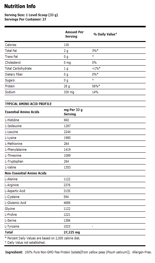 Pea Protein - 2 lbs., NOW Foods