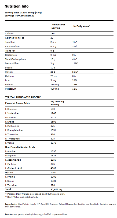 Soy Protein Isolate