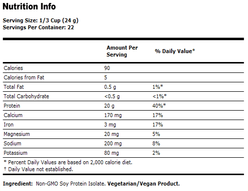 Soy Protein Isolate