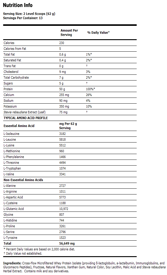 Whey Protein Isolate Strawberry - 1.8 lbs., NOW Foods
