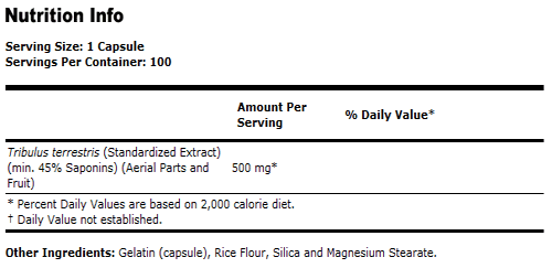 Tribulus 500 mg