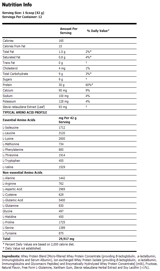 Whey Protein Vanilla - 1.2 lb., NOW Foods