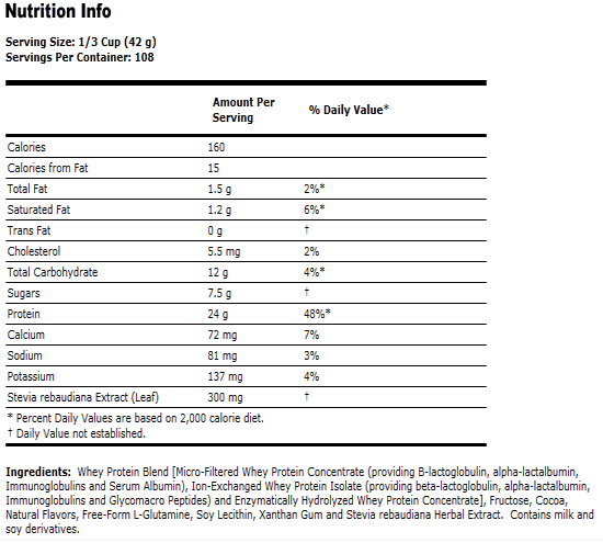 Whey Protein Dutch Chocolate - 10 lbs., NOW Foods