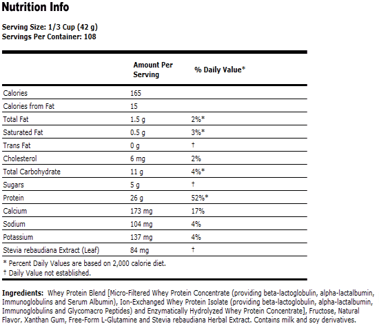 Whey Protein Vanilla - 10 lbs., NOW Foods