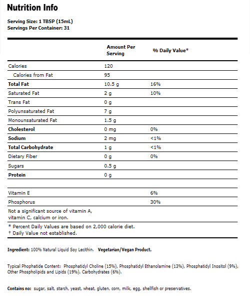 Liquid Lecithin