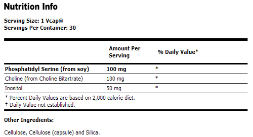 Phosphatidyl Serine 100 mg