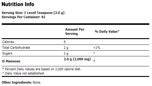 D-Mannose Powder - 3 oz., NOW Foods