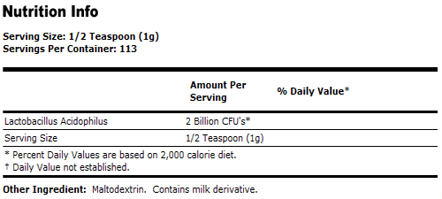 Acidophilus 2 Billion
