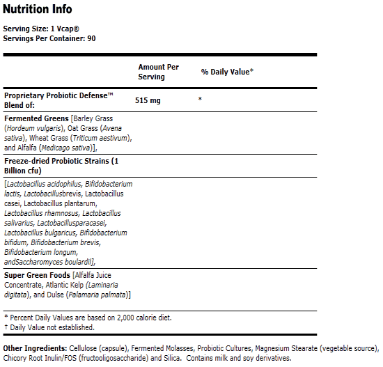 Probiotic Defense - 90 VCaps, NOW Foods