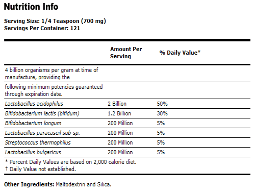 Acidophilus 4 X 6 Powder