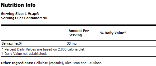 Serrazimes 20,000 Units