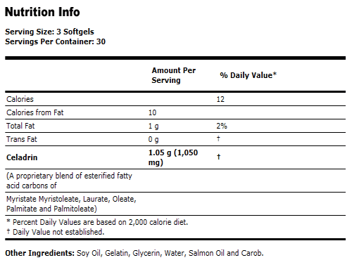 Celadrin 350mg - 90 Softgels, NOW Foods