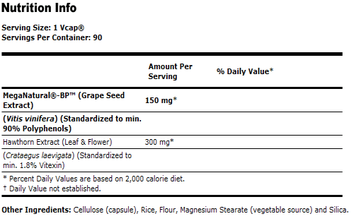 Blood Pressure Health - 90 VCaps&ampreg;, NOW Foods
