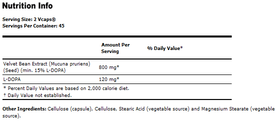 DOPA Mucuna - 90 VCaps
