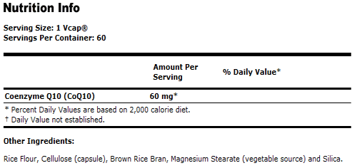 CoQ10 60 mg - 60 VCaps
